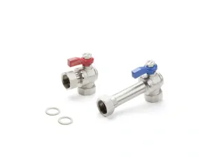 REHAU Set guľových kohútov rohové pre rozdeľovač HKVD SX-AG, 13152241001