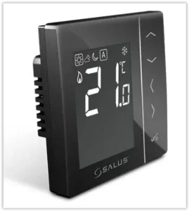 Digitálny manuálny termostat 230 V –VS35B čierny,
