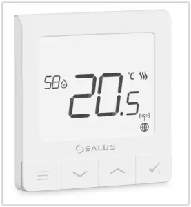Ultratenký termostat so snímačom vlhkosti, 230 V -SQ610