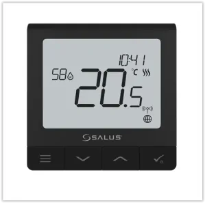 Ultratenký termostat so snímačom vlhkosti, 230 V -SQ610B