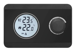 Priestorový izbový termostat TC 305, čierna farba