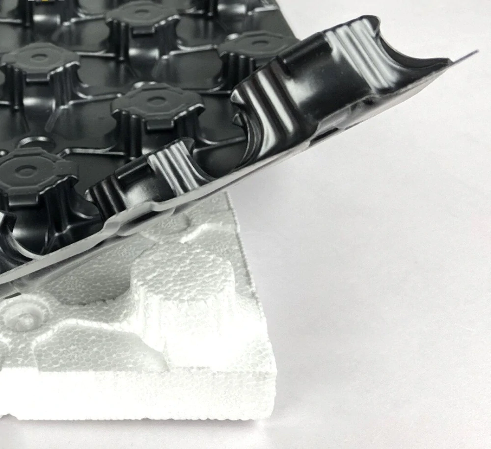 SYSTÉMOVÁ DOSKA PRE PODLAHOVÉ KÚRENIE S VÝSTUPKAMI - celková hrúbka 50 mm